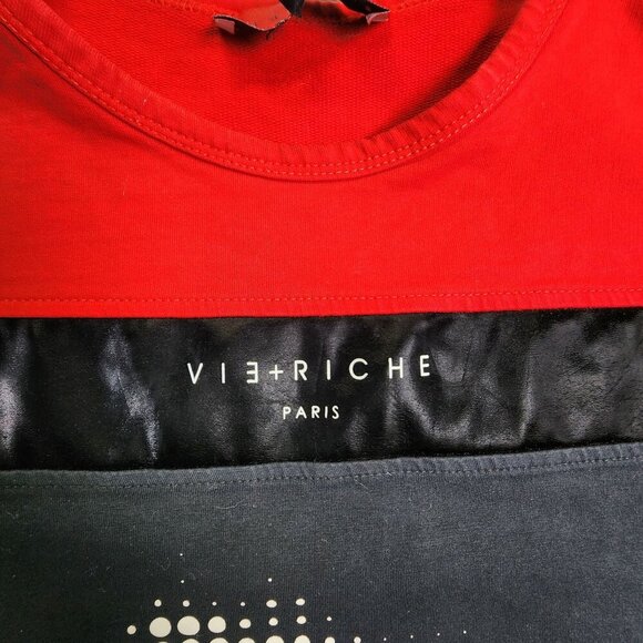 Vie Riche Am Red/Black Dotmatrix Cry Tee, Men's XXL - Picture 3 of 9